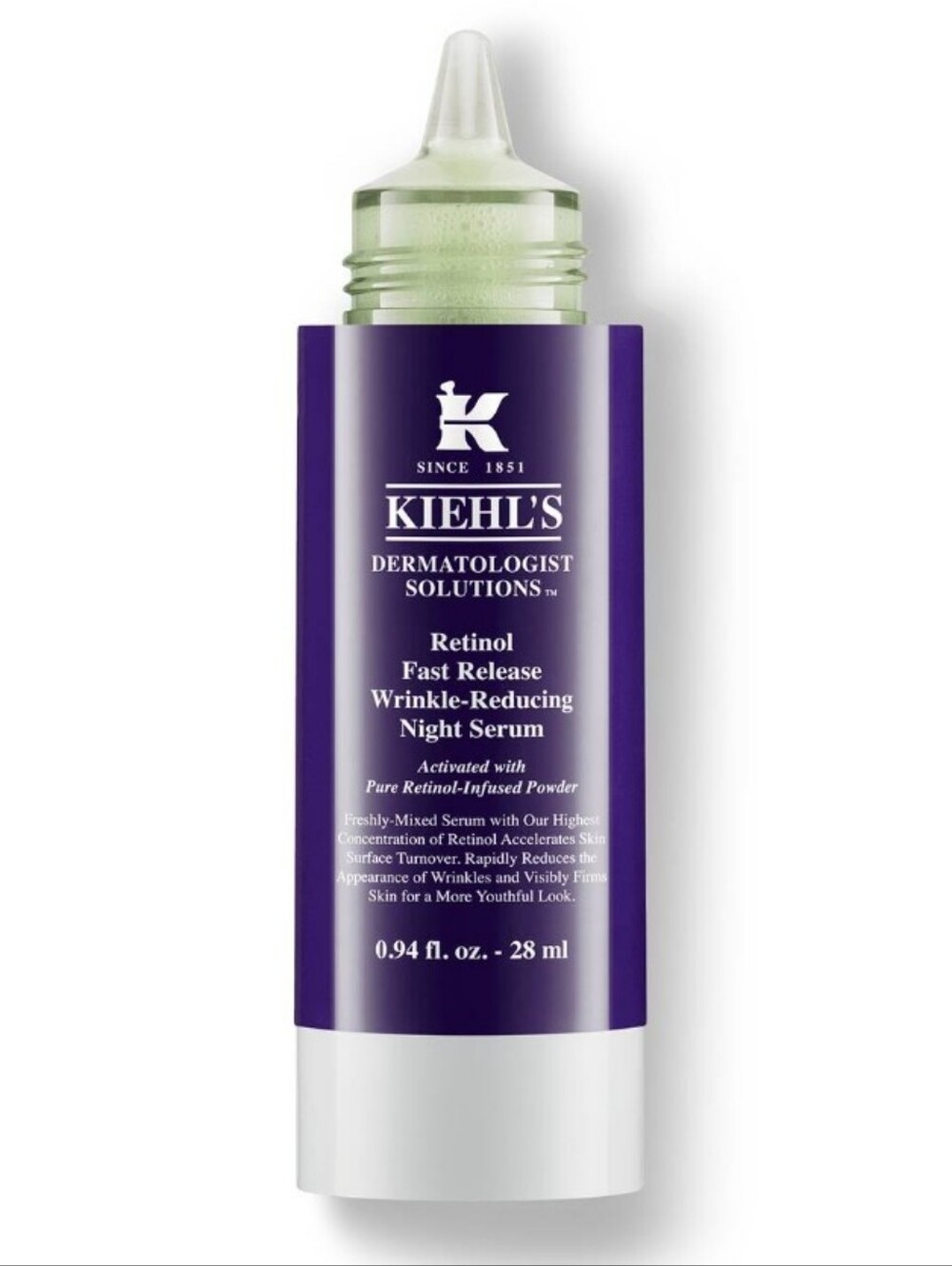 BNIB Kiehl's Retinol Fast Release Wrinkle-Reducing Night Serum .94 Oz